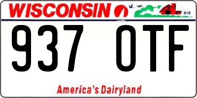 WI license plate 937OTF