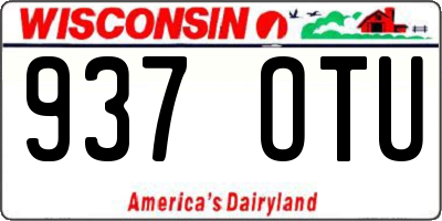 WI license plate 937OTU