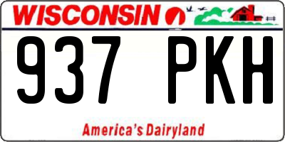 WI license plate 937PKH