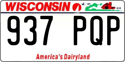 WI license plate 937PQP