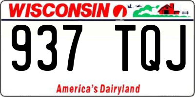 WI license plate 937TQJ