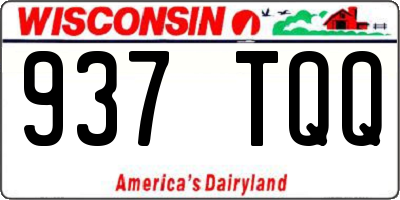 WI license plate 937TQQ