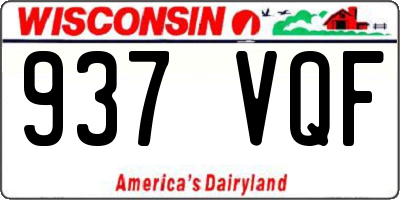 WI license plate 937VQF