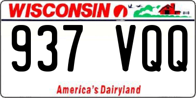WI license plate 937VQQ