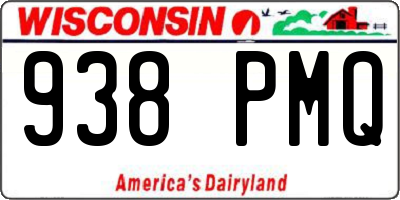 WI license plate 938PMQ
