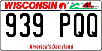 WI license plate 939PQQ
