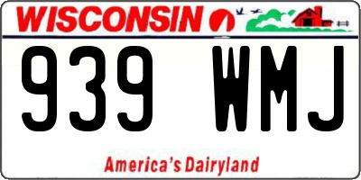 WI license plate 939WMJ