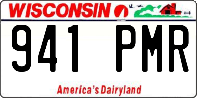 WI license plate 941PMR