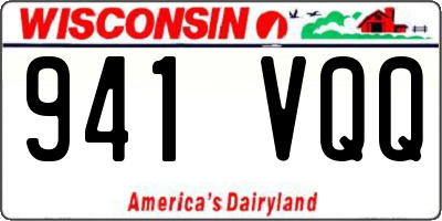 WI license plate 941VQQ