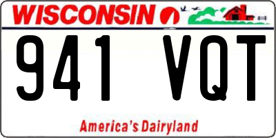 WI license plate 941VQT