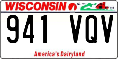 WI license plate 941VQV