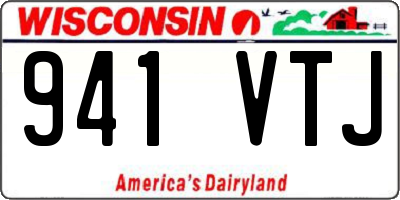 WI license plate 941VTJ
