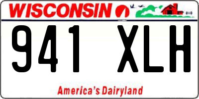 WI license plate 941XLH