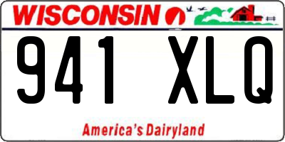 WI license plate 941XLQ
