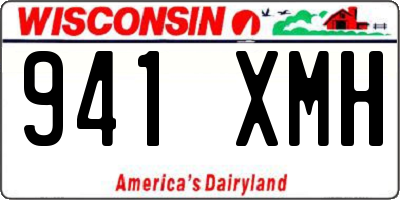WI license plate 941XMH