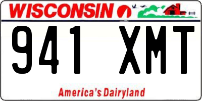 WI license plate 941XMT