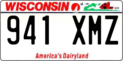 WI license plate 941XMZ