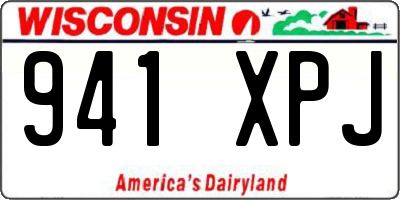 WI license plate 941XPJ