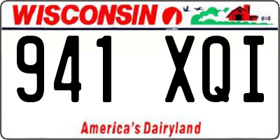 WI license plate 941XQI