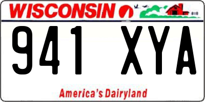 WI license plate 941XYA