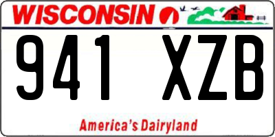 WI license plate 941XZB