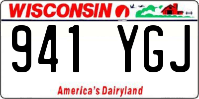 WI license plate 941YGJ