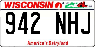 WI license plate 942NHJ