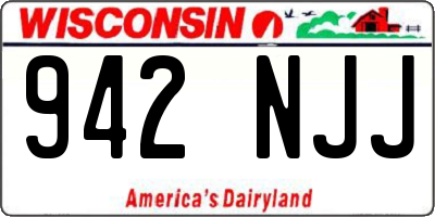 WI license plate 942NJJ