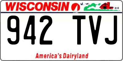 WI license plate 942TVJ