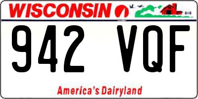 WI license plate 942VQF