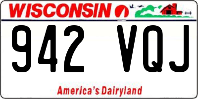 WI license plate 942VQJ