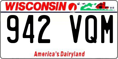 WI license plate 942VQM