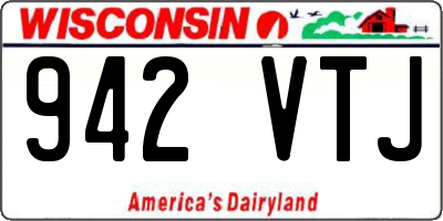 WI license plate 942VTJ