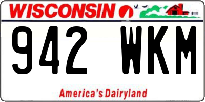 WI license plate 942WKM
