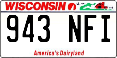 WI license plate 943NFI