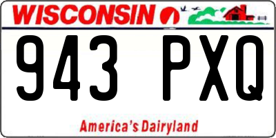 WI license plate 943PXQ