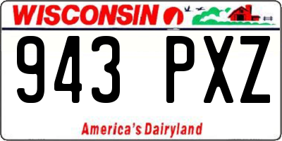 WI license plate 943PXZ