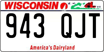 WI license plate 943QJT