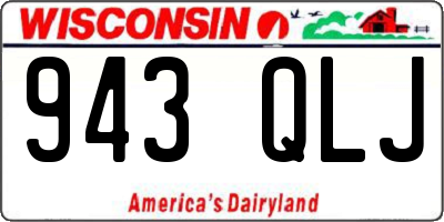 WI license plate 943QLJ