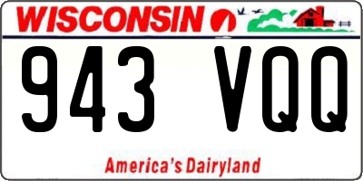 WI license plate 943VQQ
