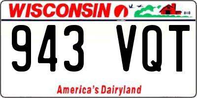 WI license plate 943VQT