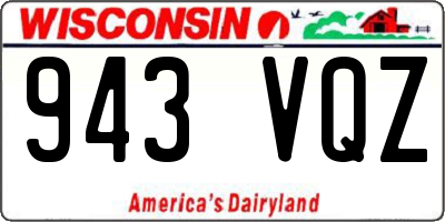 WI license plate 943VQZ