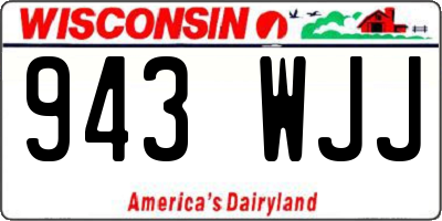 WI license plate 943WJJ