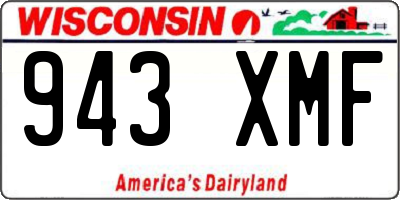 WI license plate 943XMF