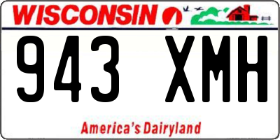 WI license plate 943XMH