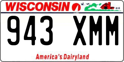WI license plate 943XMM