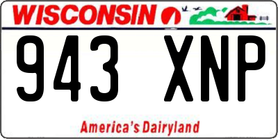 WI license plate 943XNP