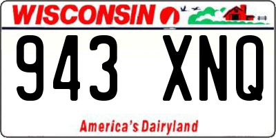WI license plate 943XNQ