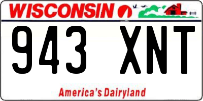 WI license plate 943XNT
