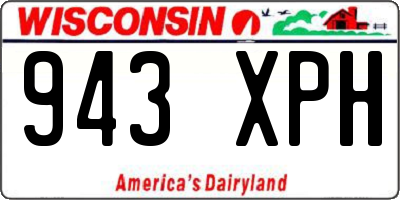WI license plate 943XPH